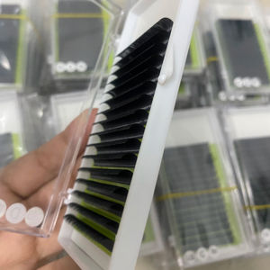 Extensions de cils en grappes pré-faites en poils synthétiques, volume naturel long, 0.03 0.05 0.07, pour marque privée - Product Image 1