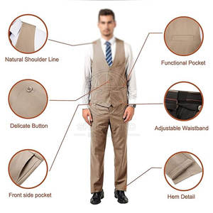 Costume de mariage élégant pour homme, coupe classique, coupe moderne, tissu de haute qualité pour les cérémonies et événements de mariage - Product Image 6
