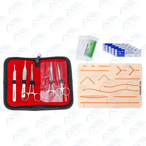 Kit de práctica de sutura quirúrgica personalizado para estudiantes de medicina Kit de entrenamiento completo con material de acero inoxidable - Product Image 5