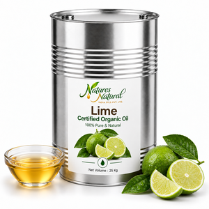 Huile de citron vert certifiée biologique pour formules de parfums épicés, cosmétiques, fabrication de savons, vente en gros et marque privée - Product Image 4