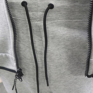 เสื้อฮู้ดคอเต่าและกางเกงขายาวปลายขาจั๊มพ์ พิมพ์โลโก้ปักลายตามสั่ง ชุดกีฬาแทรคสูทแบบยูนิเซ็กซ์ - Product Image 6