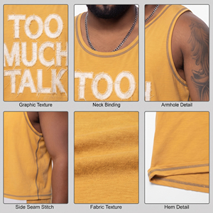 Gym Fitness Sleeveless Shirt Plus Size Men Breathable Cotton Singlet <b>Top</b> Muscle Fit Training Tank <b>Top</b> Men's Embroidered Singlet - Product Image 6