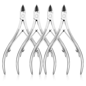 Cortauñas de Acero Inoxidable con Punta Plana y Afilada, Herramienta Profesional para Uñas, Estilo Simple para Adultos - Product Image 1