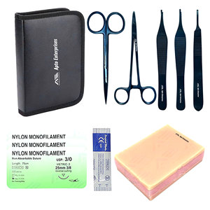 Kit de Sutura para Estudiantes de Medicina, Instrumentos Quirúrgicos, Práctica de Sutura en Piel para Estudiantes de Medicina - Product Image 1