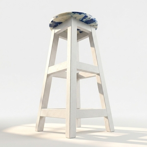 4GoodThings Recycled Plastic Eco-Friendly Durable Strong Bar <b>Stool</b> Minimalist Design Wood Frame Home Bar Hotel Farmhouse Outdoor - Product Image 3