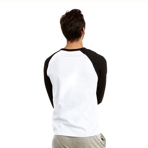 T-shirt pour homme en coton respirant et à séchage rapide, coupe classique, décontracté, uni, grande taille, manches longues, haute qualité, prix de gros - Product Image 3