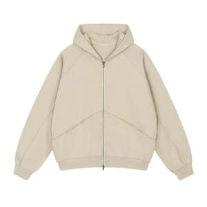 Cotton Fleece <b>Hoodie</b> Relaxed Oversized Pullover Sweatshirt With <b>Soft</b> Brushed Interior Kangaroo Pocket And Ribbed Trims Top - Product Image 3