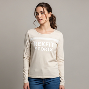 Chemises vintage pour femmes à logo personnalisé multicolores, nouvelle arrivée, vêtements décontractés, t-shirts à manches longues pour femmes, personnalisables - Product Image 1