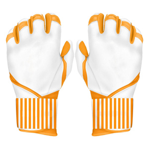 ถุงมือตีเบสบอลแบบกำหนดเองสำหรับผู้ชาย เล่นซอฟต์บอลและเบสบอล หนังเต็มนิ้ว พร้อมสายรัดข้อมือปรับได้ - Product Image 1