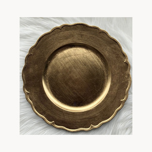 Nouvelle Arrivée Assiette de Présentation Métallique Élégante Décorative pour Mariage et Dîner, Sous-Assiette Personnalisée de Qualité Supérieure, Nouveau Design - Product Image 5