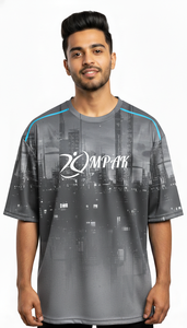 T-shirt tendance surdimensionné de qualité supérieure pour hommes, style décontracté urbain - Product Image 3