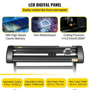 Plotter de corte de vinilo offline de 28 pulgadas/720 mm con soporte de pie, plotter gráfico offline - Product Image 4