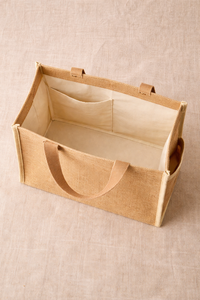 Bolsa de Yute Ecológica con Bolsillo Lateral, Logotipo Personalizado, Bolsa de Compras Reutilizable, Bolsa de Gran Capacidad - Product Image 2