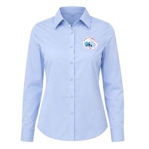 เสื้อเชิ้ตคอปกติดกระดุม แขนยาว สวมใส่สบาย เหมาะสำหรับธุรกิจ สำนักงาน หรือใส่ลำลองในชีวิตประจำวันสำหรับผู้ชาย - Product Image 1