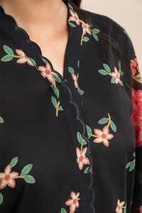 Vêtements indiens et pakistanais haut de gamme imprimés pour femmes, ensemble 2 pièces en tissu léger pour l'été, vêtements cousus en tissu lawn - Product Image 5