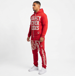 Conjunto Deportivo de Poliéster 100% para Hombre, Sudadera con Cremallera y Pantalones Deportivos de Invierno, Conjuntos Deportivos de Poliéster de Alta Calidad para Hombre - Product Image 5