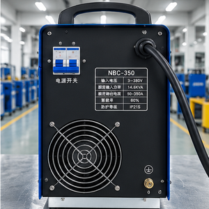 Soldadora MIG AOTAI NBC-350 Portátil Monofásica Inverter 14.5kVA, Máquina de Soldadura por Arco con Protección de Gas, Industrial, Negro/Azul, Nueva - Product Image 6