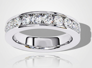 Bague de fiançailles de luxe classique pour femme, plaquée or 14 carats, avec diamant de laboratoire sombre fantaisie certifié IGI, taille brillant, JURA JEWEL - Product Image 2