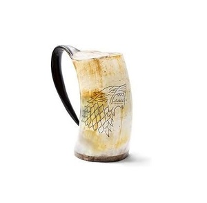 Jarra de Cuerno de Búfalo Real Polaco, Apta para Lavavajillas, Estilo Americano, Vaso de Cerveza Natural, Jarra de Cuerno Estilo Vikingo, Impresión de Logotipo Personalizado - Product Image 6