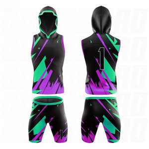 ชุดยูนิฟอร์มฟุตบอล 7 คน แบบซับลิเมชั่น พร้อมสกรีนชื่อทีมและหมายเลข  ชุดฟุตบอลแบบธง  สามารถปรับแต่งได้เต็มรูปแบบ ทั้งเสื้อและกางเกงขาสั้นสำหรับผู้เล่น - Product Image 2