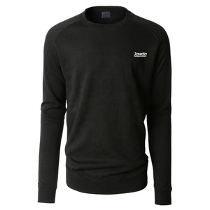 High Quality <b>Fleece</b> Oversized 350g Sweatshirts 10 Colors Crewneck Sweatshirts <b>Black</b> Cotton Raglan american sleeves for Men - Product Image 1