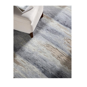 Tapis artisanal élégant en laine et viscose, toucher doux, pour salon moderne, chambre à coucher et espaces commerciaux - Product Image 5