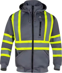 Chaqueta de Seguridad Reflectante Impermeable para Hombre, Ropa de Trabajo de Invierno, Chaqueta de Trabajo Resistente al Viento para Construcción y Seguridad 2026 - Product Image 4