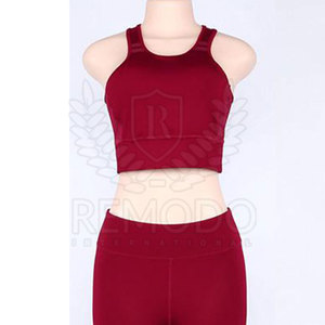 Wholesale Custom Private Label <b>Women</b> Yoga Set Quick Dry Nylon/Spandex Matching Sports Bra & <b>Legging</b> High Waist Gym Outfit - Product Image 5