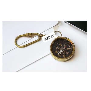 Luxury <b>Compass</b> Key <b>Chain</b> Magnetic Brass Rectangle Fashion Trend for Car Bike Motorcycle Home Office Decor - Product Image 3