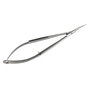 Ciseaux à ressort professionnels russes courbés micro-ciseaux à action à ressort pour la beauté, la broderie, la coupe des sourcils, la manucure, nouveau design - Product Image 3