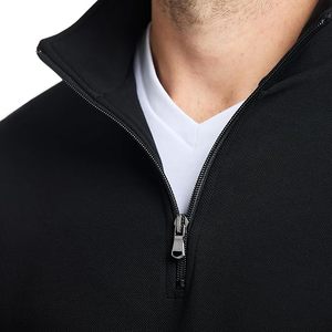 Sudadera con Cuello Alto y Cremallera 100% Algodón 2026, Logotipo Personalizado en el Pecho, Cordón en Contraste, Cuello Alto y Puños Acanalados, Fabricante de Ropa - Product Image 5