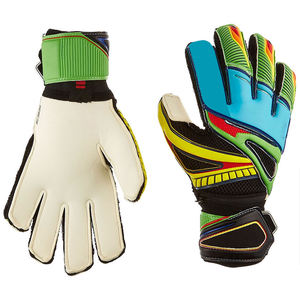 Gants de gardien de but de football de haute qualité avec support de poignet, fermeture Velcro, double couche de latex pour l'entraînement - Product Image 1