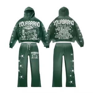 Survêtement personnalisé avec logo, fabricant de vêtements de sport en gros, OEM, marque privée, fournisseur d'ensembles de jogging pour l'entraînement athlétique, usine - Product Image 6