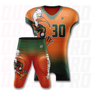 Uniforme de Fútbol Americano Personalizado de Secado Rápido, Transpirable, de Alta Calidad, Conjunto Profesional con Logotipo del Club, Nombre del Equipo y Número en Oferta - Product Image 6