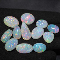 10mm 20mm 30mm 40mm naturel éthiopien opale broche feu taille libre mélange forme Cabochon galaxie feu Welo opale fabricant de pierres précieuses
