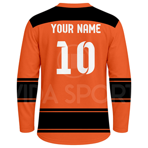 Wida Sports, Nuevas Camisetas Personalizadas para Equipos de Hockey sobre Hielo, Uniformes de Hockey Sublimados de Alto Rendimiento, Fabricante OEM, Venta al Por Mayor, 100% Poliéster - Product Image 3