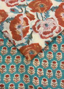 Beautiful Indian <b>Wooden</b> <b>Block</b> Art Hand <b>Block</b> <b>Print</b> 100% Cotton Fabric for Home Furnishing Decor Dresses Bags Custom <b>Print</b> - Product Image 2