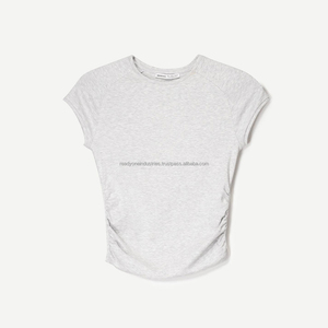 เสื้อยืดแฟชั่น2025ใหม่เสื้อครอปของผู้หญิงเสื้อครอปดีไซน์ของคุณเสื้อครอป - Product Image 5