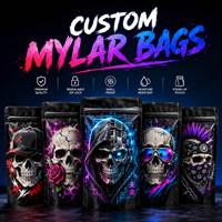 Op maat gemaakte digitale print Mylar stand-up pouch met hersluitbare zip lock, geurdicht, geschikt voor dierenvoer & voedsel van voedingskwaliteit.