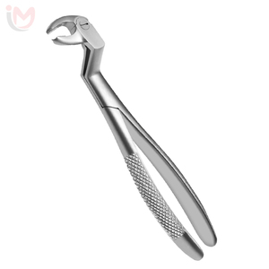 Forceps d'extraction dentaire manuel, modèle américain, gauche, pour molaires inférieures et dents de sagesse, en acier inoxydable, ergonomique, OEM, vente en gros - Product Image 1