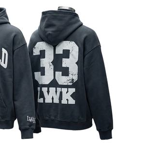 Sweat à capuche surdimensionné pour homme, style tendance, haute qualité, 100% coton, imprimé numérique, chauffant, pour l'hiver - Product Image 3