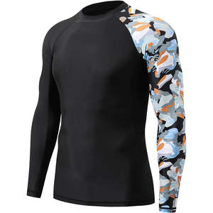 Rashguard de BJJ pour homme à manches courtes, respirant, personnalisé, imprimé en sérigraphie, pour la gym, MMA, séchage rapide, antibactérien, athlétique - Product Image 3