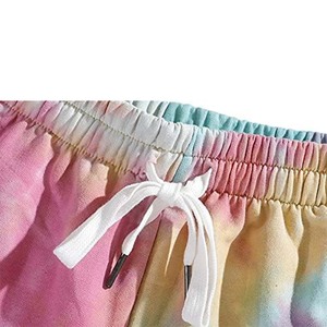 Pantalones Cortos Modernos con Estampado Tie-Dye Rosa para Hombre, Cómodos para la Playa y el Gimnasio en Verano - Product Image 4