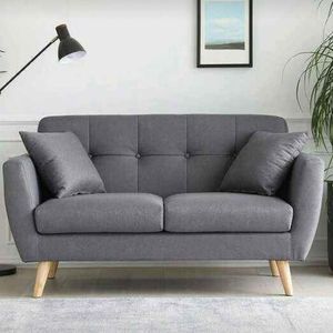 Premium Teak Wood Living Room <b>Sofa</b> with Soft Cushions Comfortable Elegant Design for Modern Home Furniture - Product Image 1