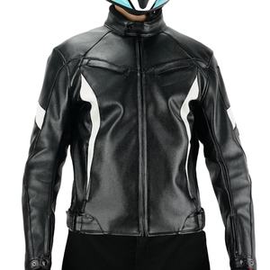 Veste en cuir PU pour homme, style vintage, veste de motard, streetwear personnalisé, fabricant en gros de vestes pour homme - Product Image 2