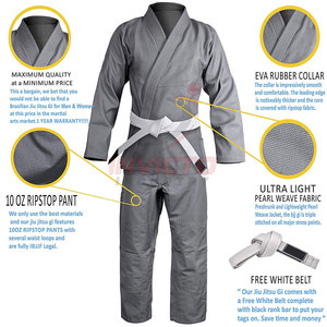 Uniforme de BJJ de Diseño Personalizado Más Vendido, Uniforme de BJJ Resistente, Uniforme de BJJ de Último Modelo - Product Image 4
