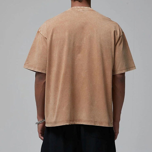 Men's Black Quick Dry Casual T-Shirt Short Sleeve Solid O-Neck Regular Fit Polyester Knitted Back Neck <b>Logo</b> 320g Digital Printed - Product Image 2
