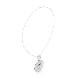 Collier pendentif pièce de monnaie en or jaune 14 carats pour femme, bijoux d'inspiration chrétienne, à porter au quotidien - Product Image 6