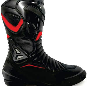 Botas de Motociclismo Hechas a Medida, Zapatos de Carreras de Cuero para Hombre, Botas de Motocicleta de la Mejor Calidad, Botas de Carreras de Cuero para Hombre - Product Image 4