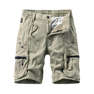 Pantalones Cortos Cargo para Hombre al Por Mayor, del Mejor Proveedor, con Logotipo Personalizado, Transpirables, Diseño Único, Color Verde Oliva, con Múltiples Bolsillos - Product Image 1